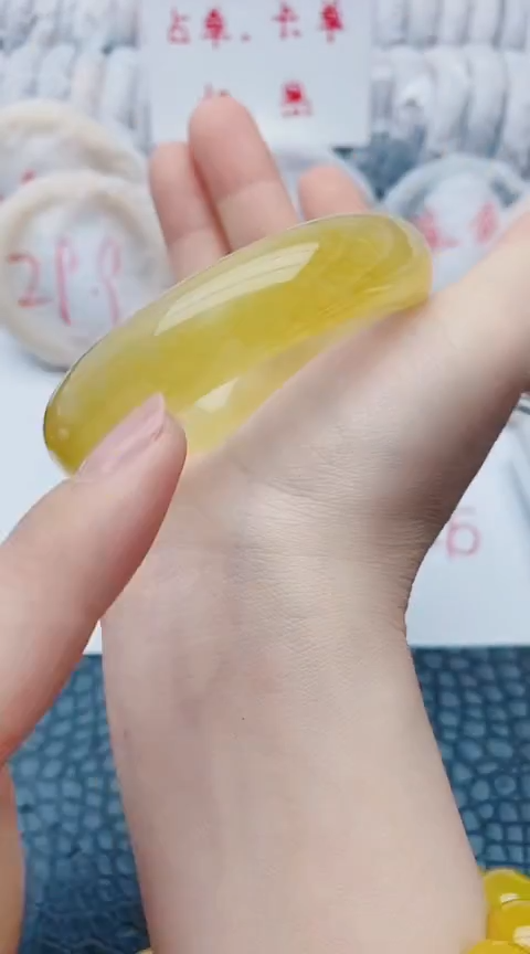 未镶嵌手镯石英质玉z206+60-61