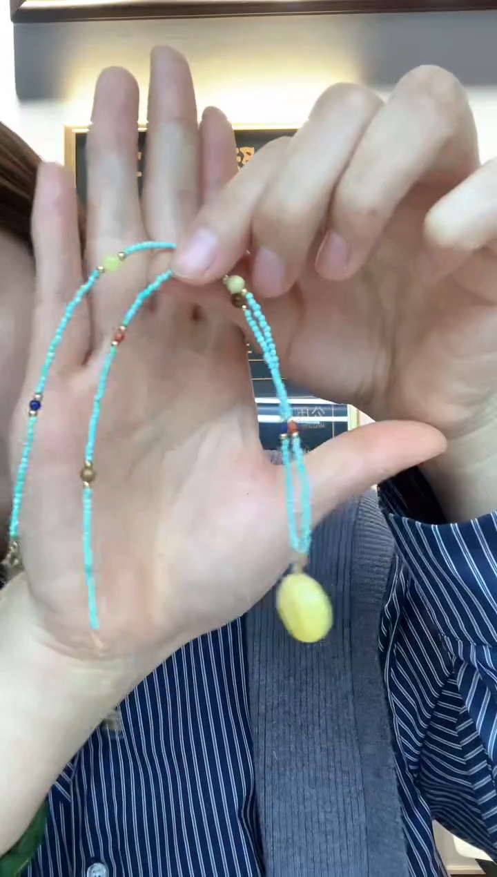 蜜蜡颈饰未镶嵌i**7项链3