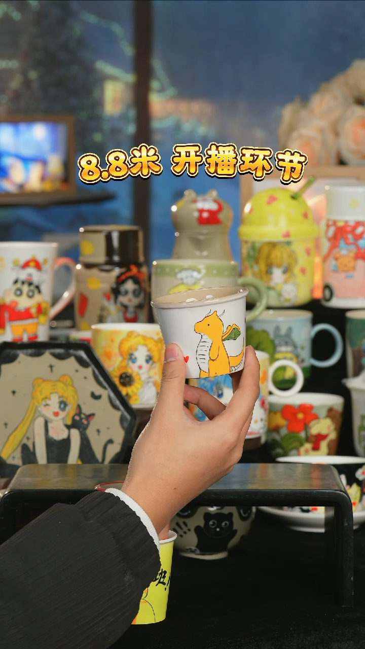 【闪购商品】小幸运纯手工手绘陶瓷