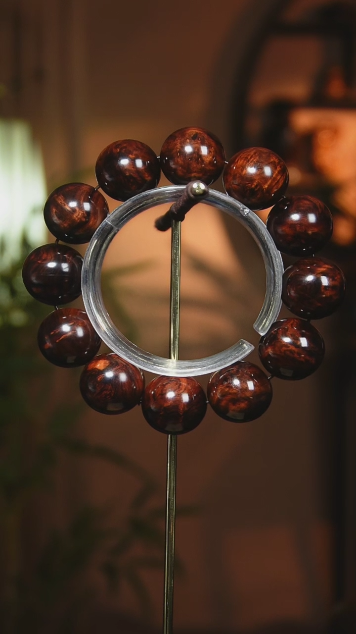 【闪购商品】黄花梨/降香黄檀手串/手链海南黄花梨2.0cm瘤疤