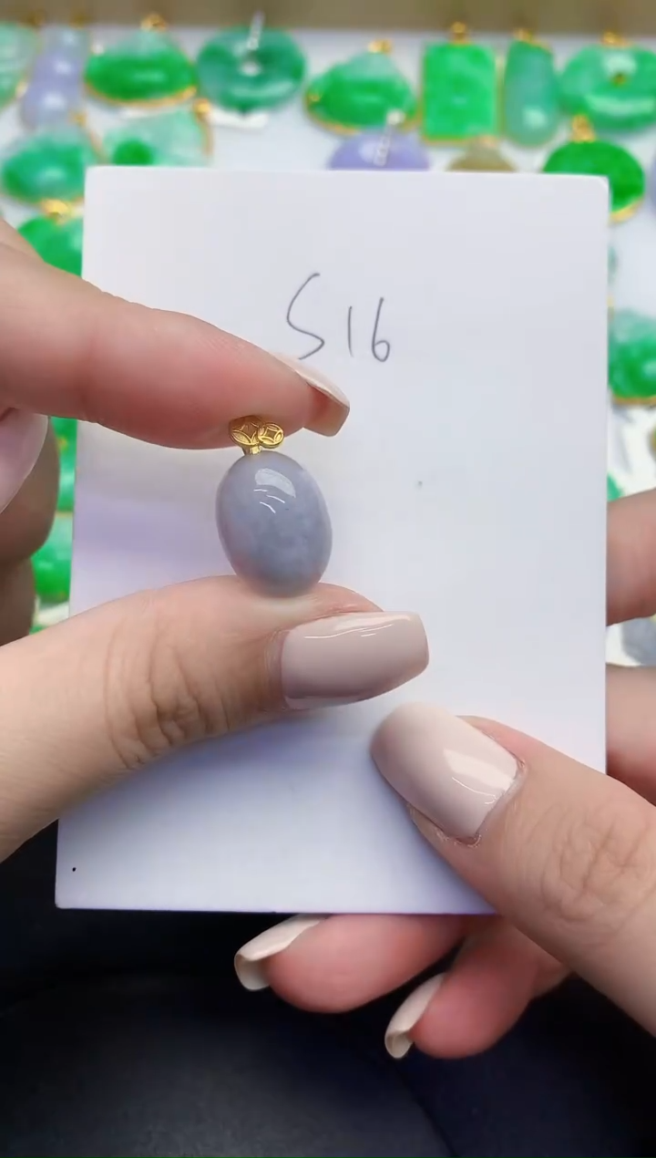 颈饰未镶嵌翡翠缅甸天然翡翠A货