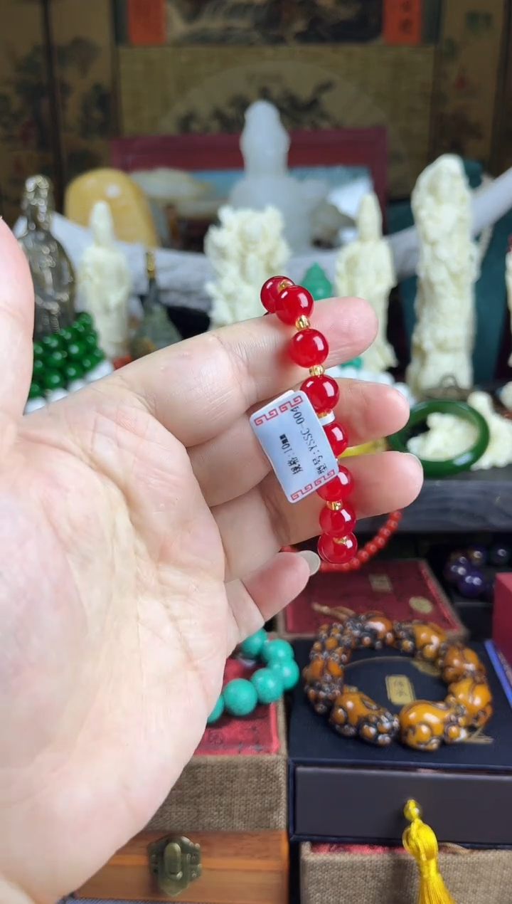 【闪购商品】合金南红玛瑙手链主播推荐！主播推荐！