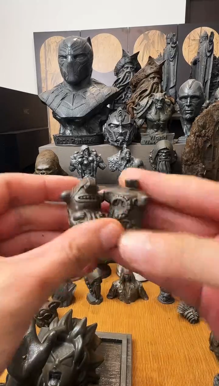 铁用****2实心铁艺摆件~~结界兽（锈色）