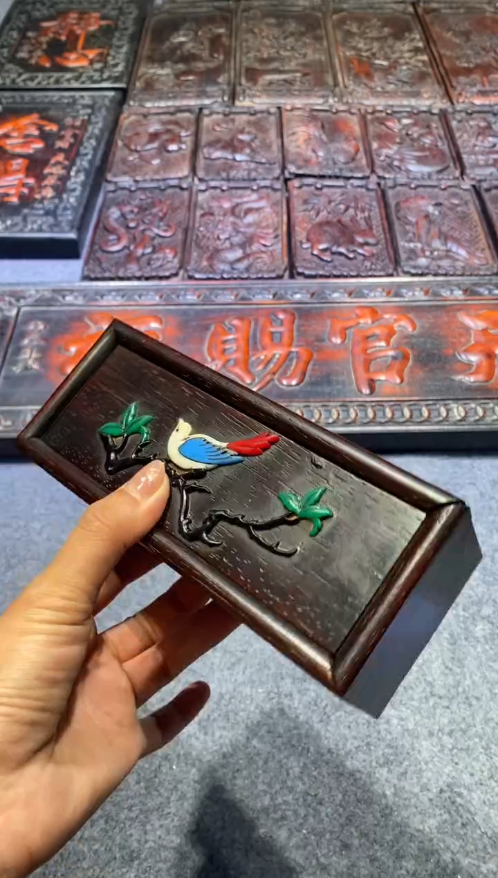 檀香紫檀（小叶紫檀）紫檀拆件雕刻板以直播间实物为准