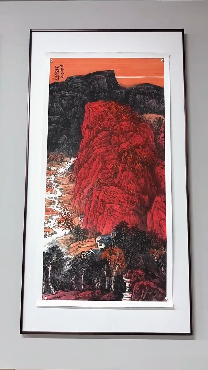 国画赵老师绘画作品 带荣宝斋宁波证书 