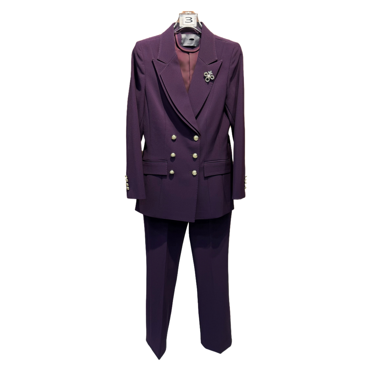 AQY 00587秋季新款职业通勤时尚套装