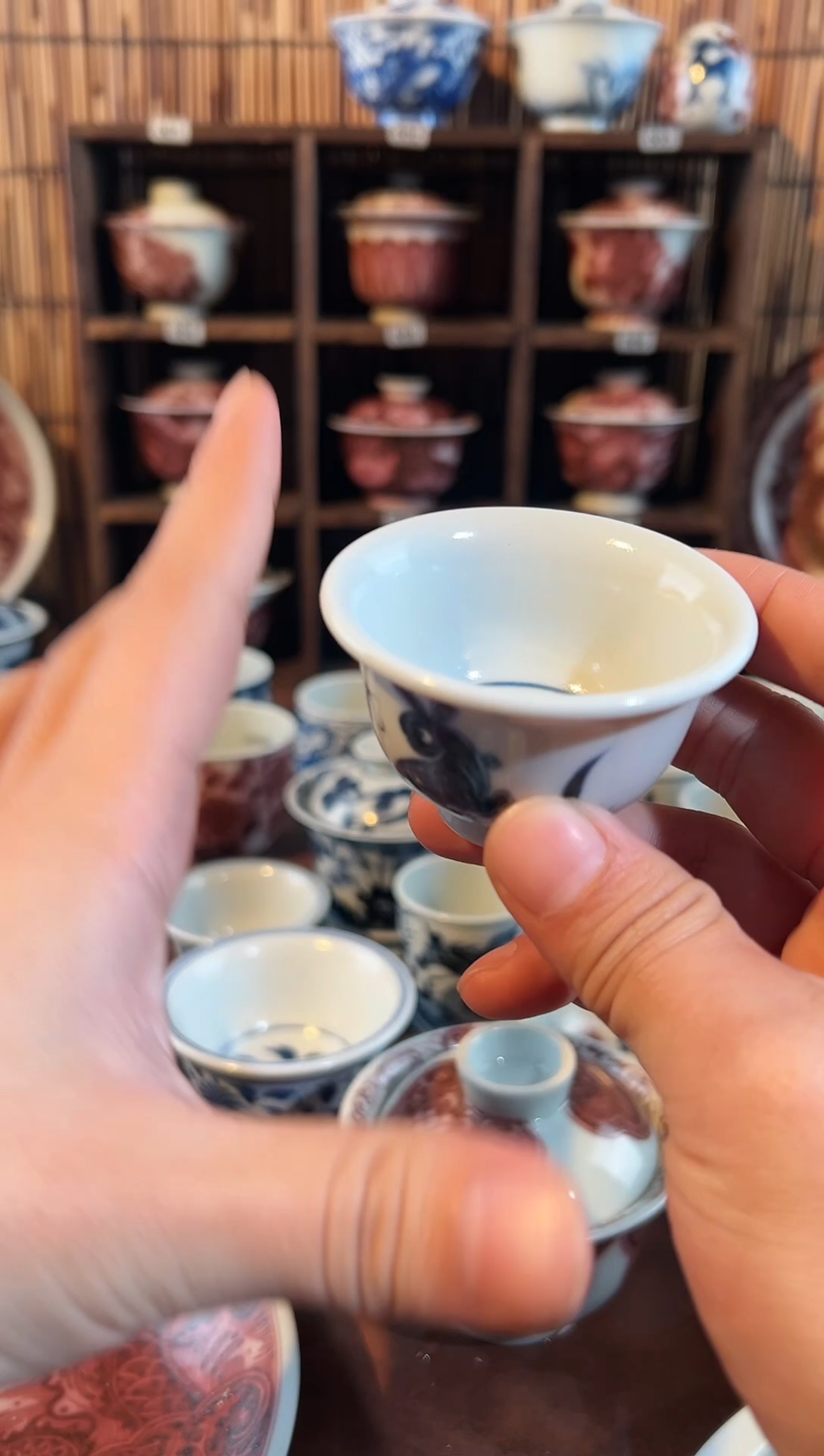 【闪购商品】天禄言瓷兔子小压手杯
