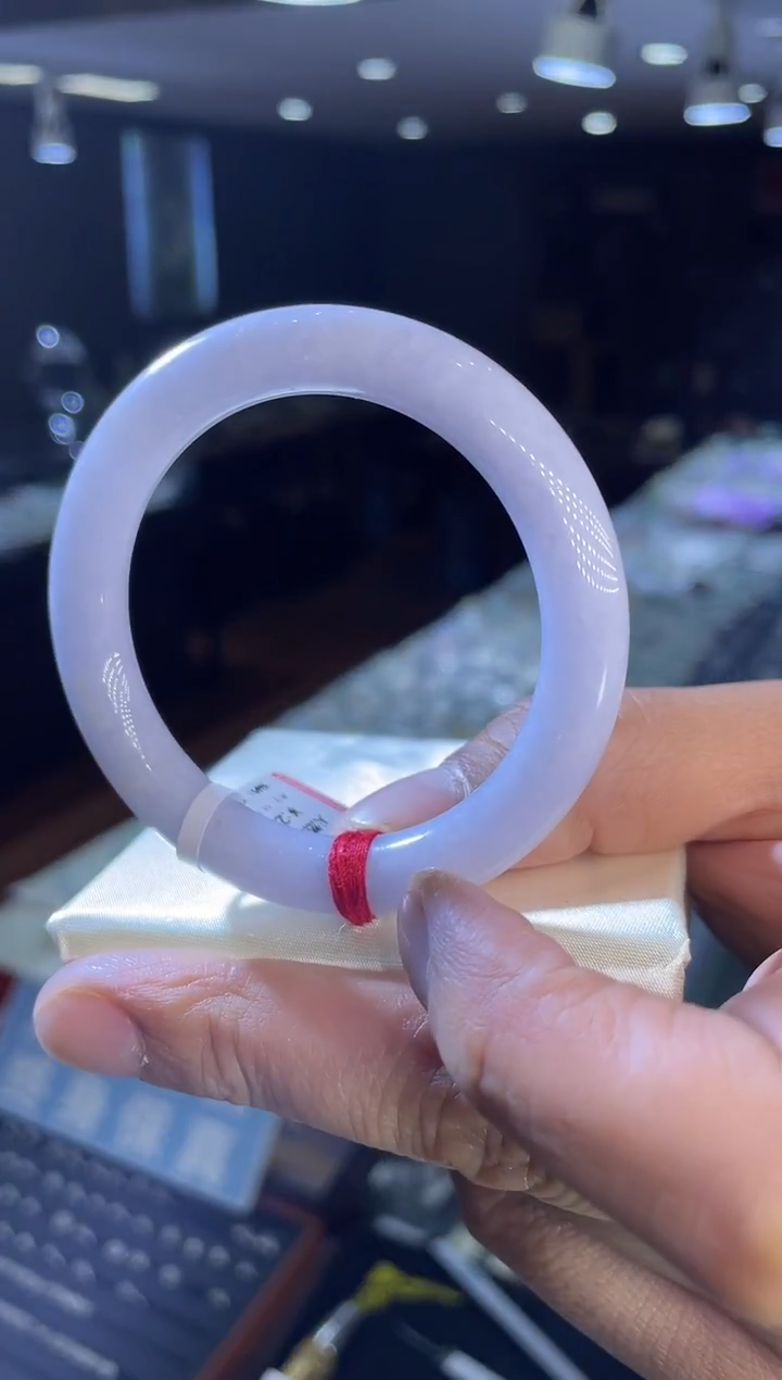 未镶嵌手镯翡翠圆条51-52