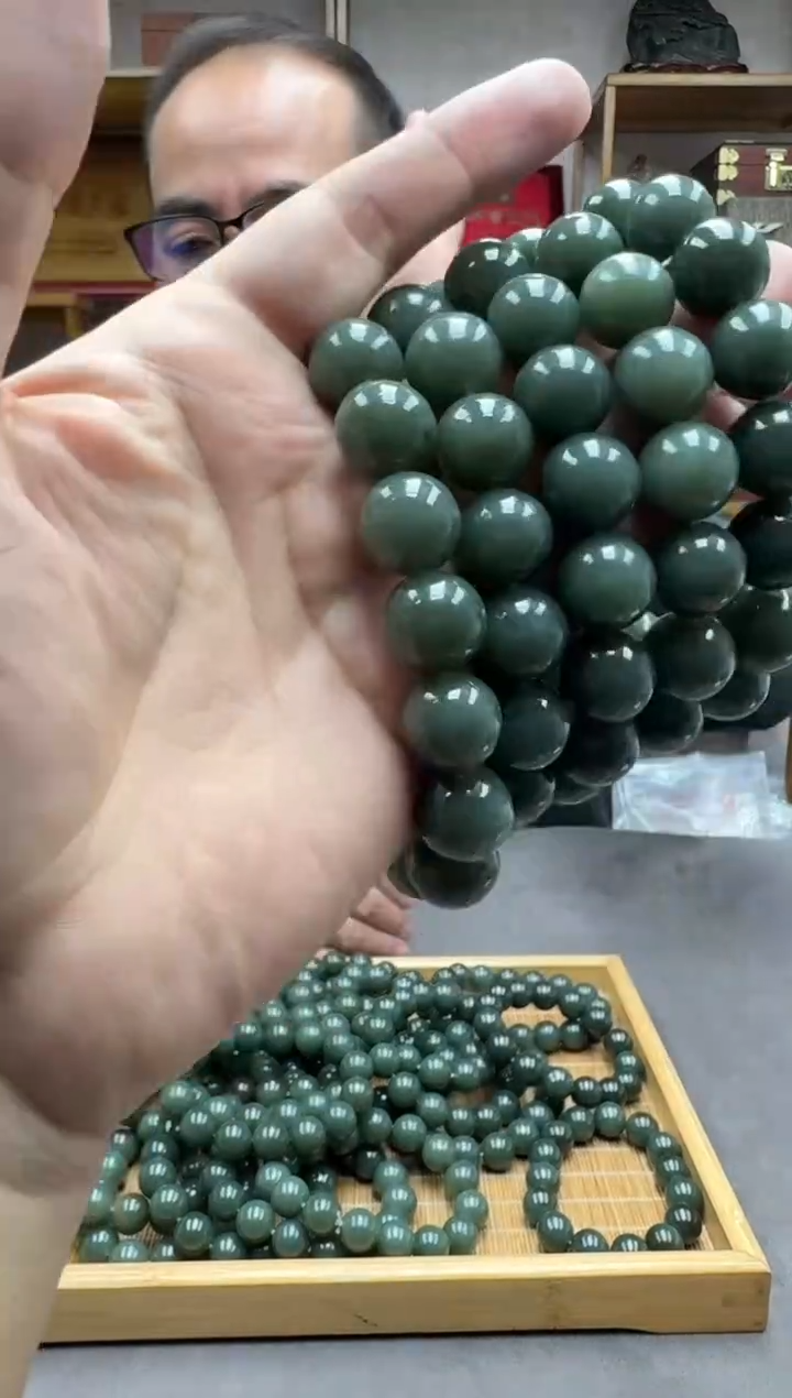 未镶嵌手链和田玉14且末蓝多样性发货·拍一发一