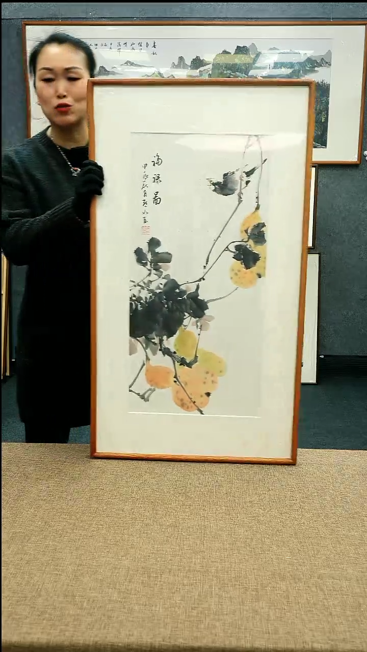 【闪购商品】国画52*92陈默如老师花鸟