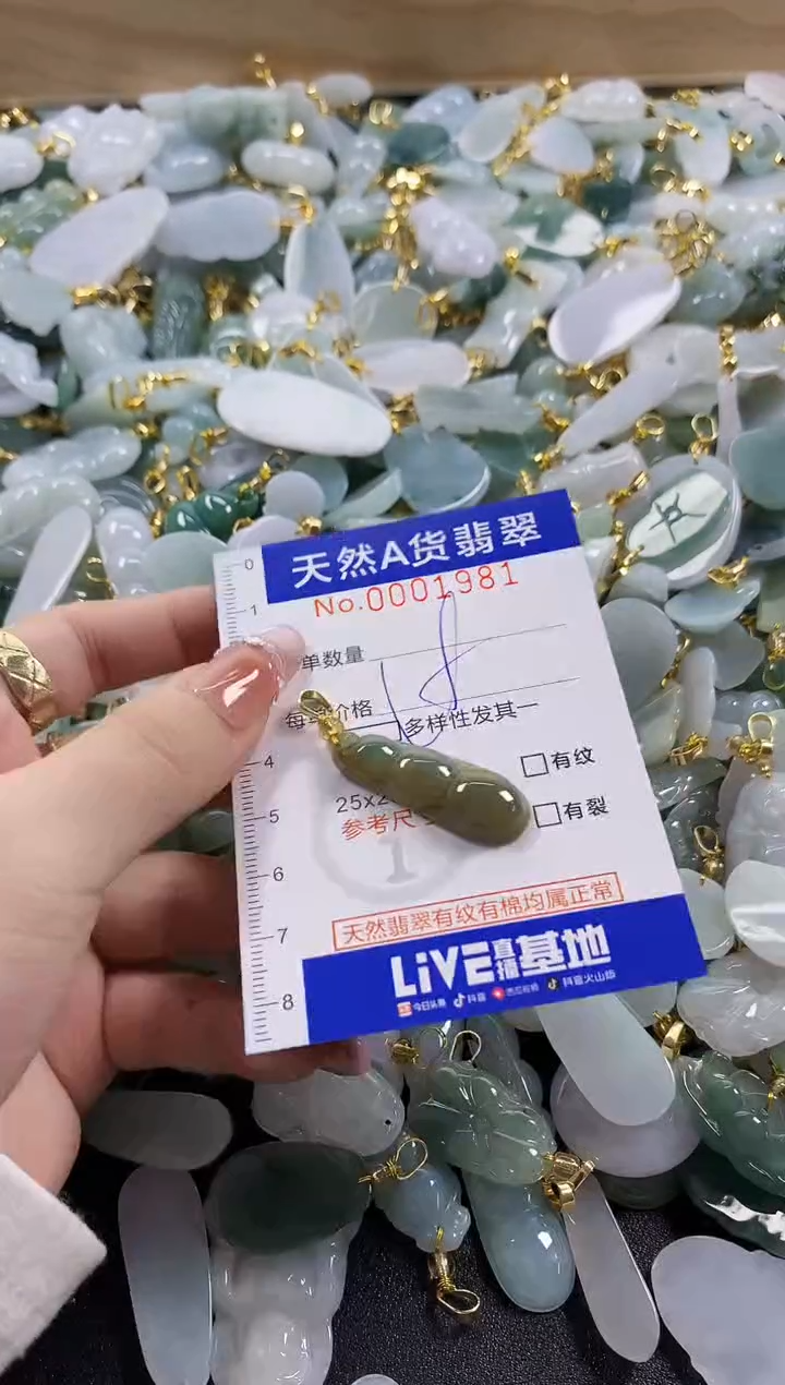 颈饰未镶嵌翡翠天然A货翡翠