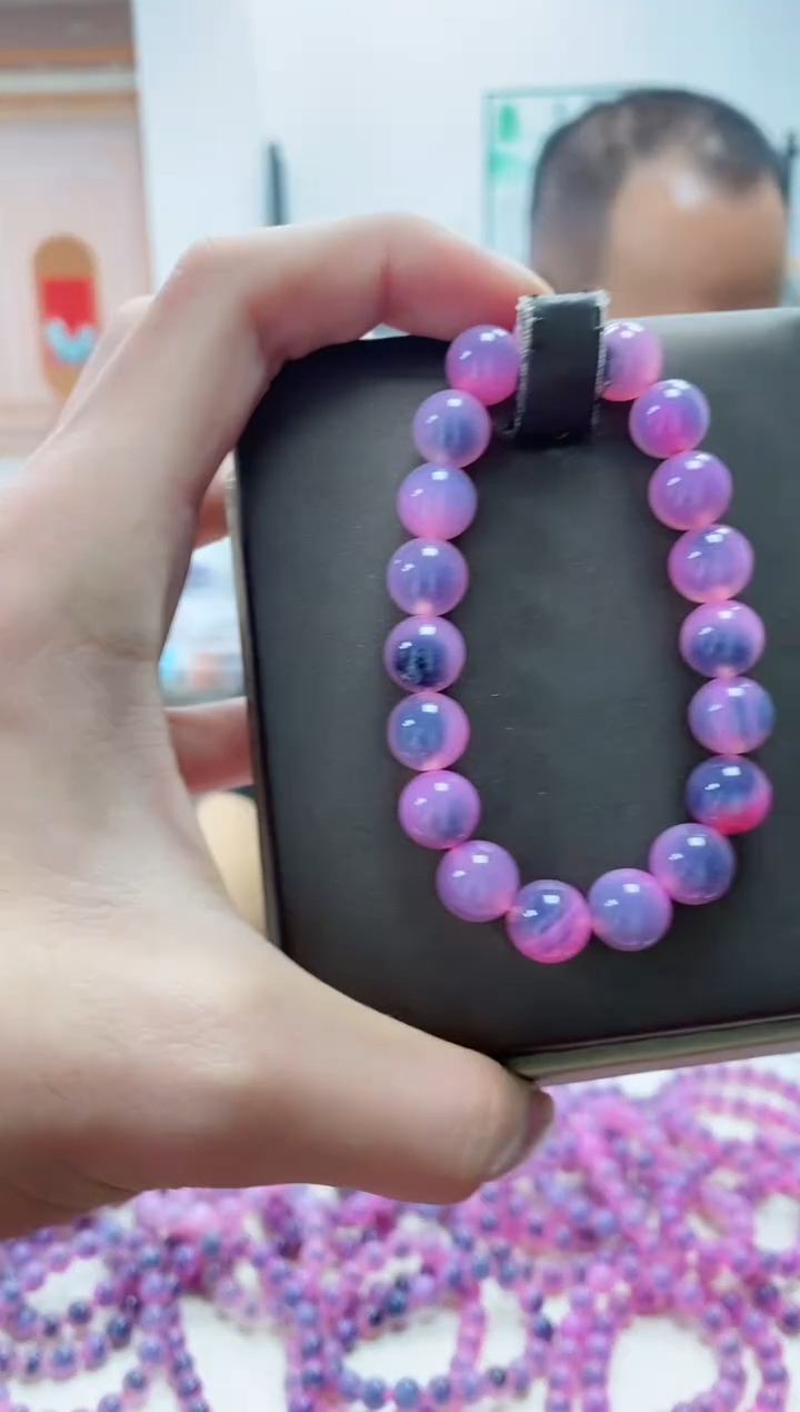 未镶嵌手串玛瑙/玉髓糖心玛瑙手串