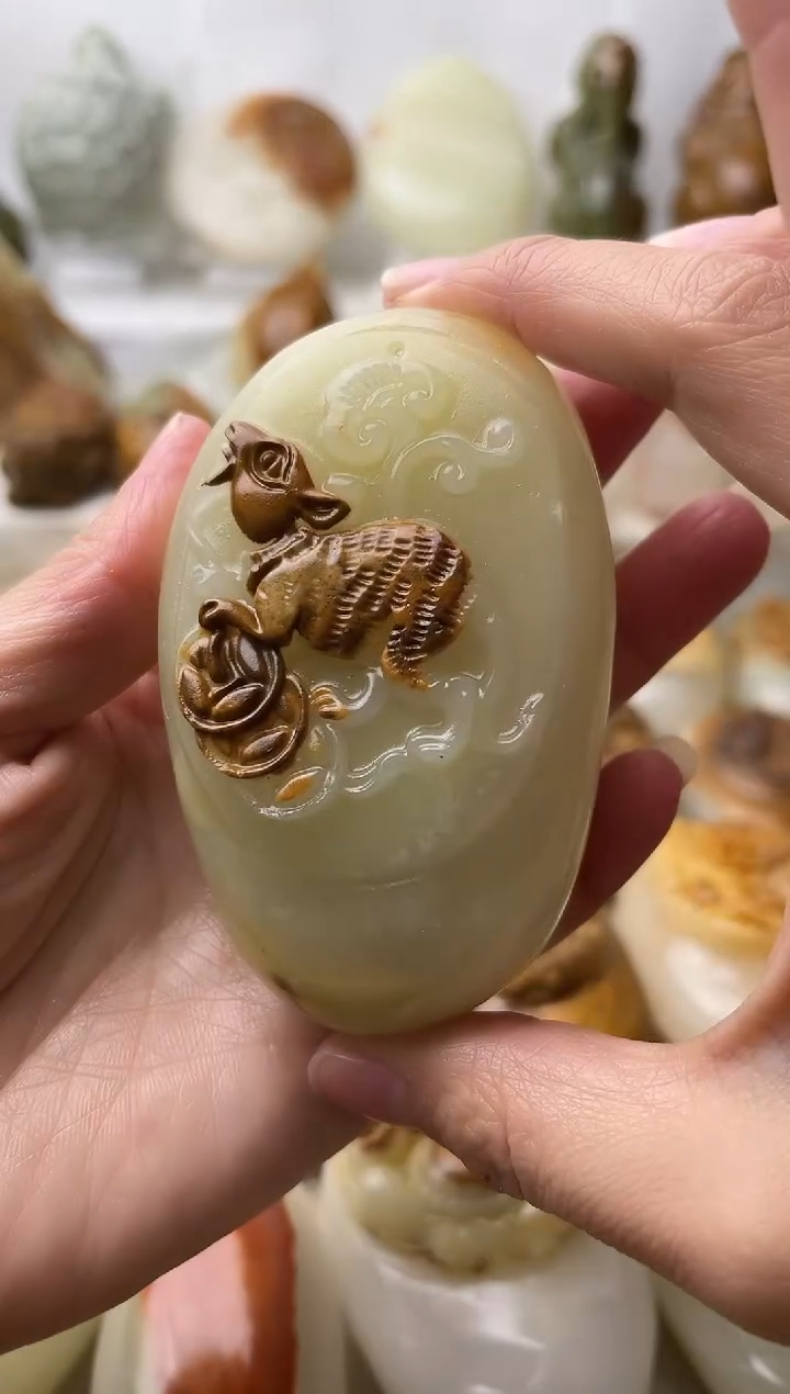 石材古青石棉纹正常不退换鼠