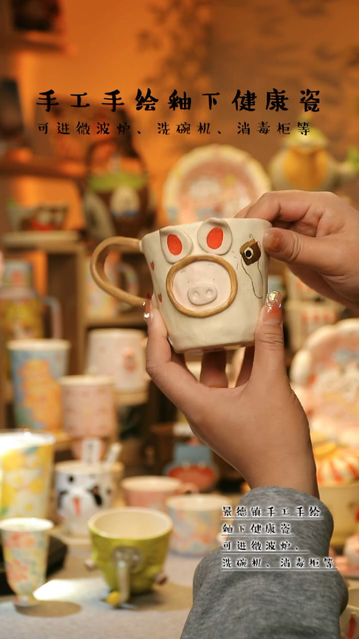 【闪购商品】杯景德镇高温釉下彩&A630