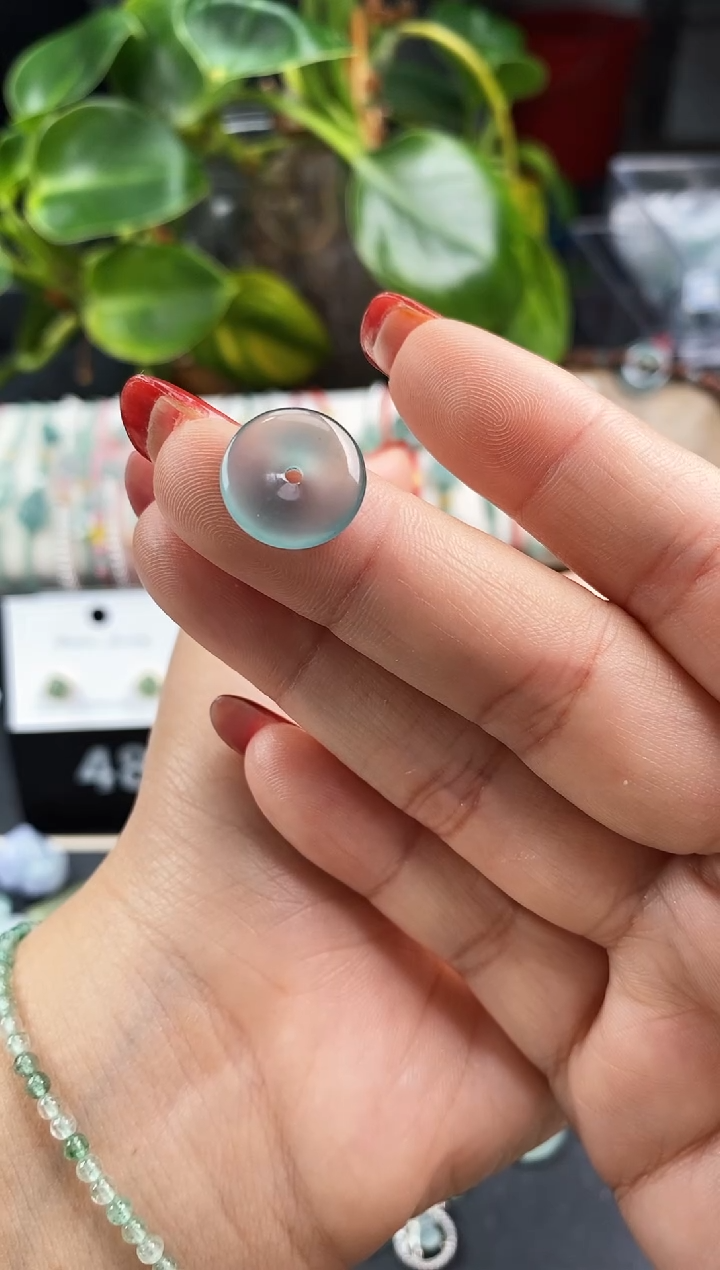 【闪购商品】翡翠戒指未镶嵌平安扣