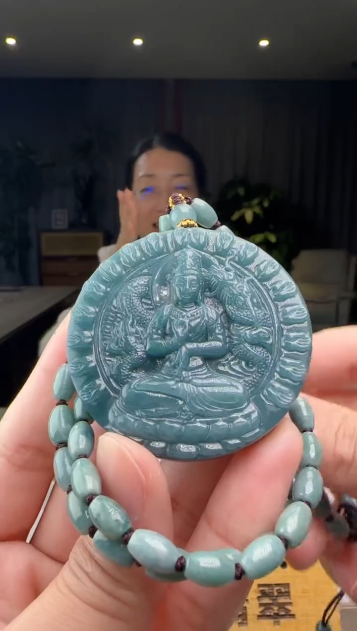 【闪购商品】翡翠吊坠(赠链)未镶嵌多样性发一XM@@60B7J11765K