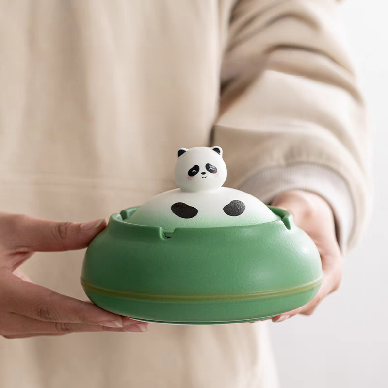 【闪购商品】熊猫烟灰缸@@G477