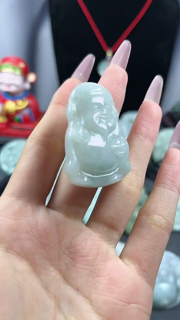 【闪购商品】翡翠颈饰未镶嵌财神爷