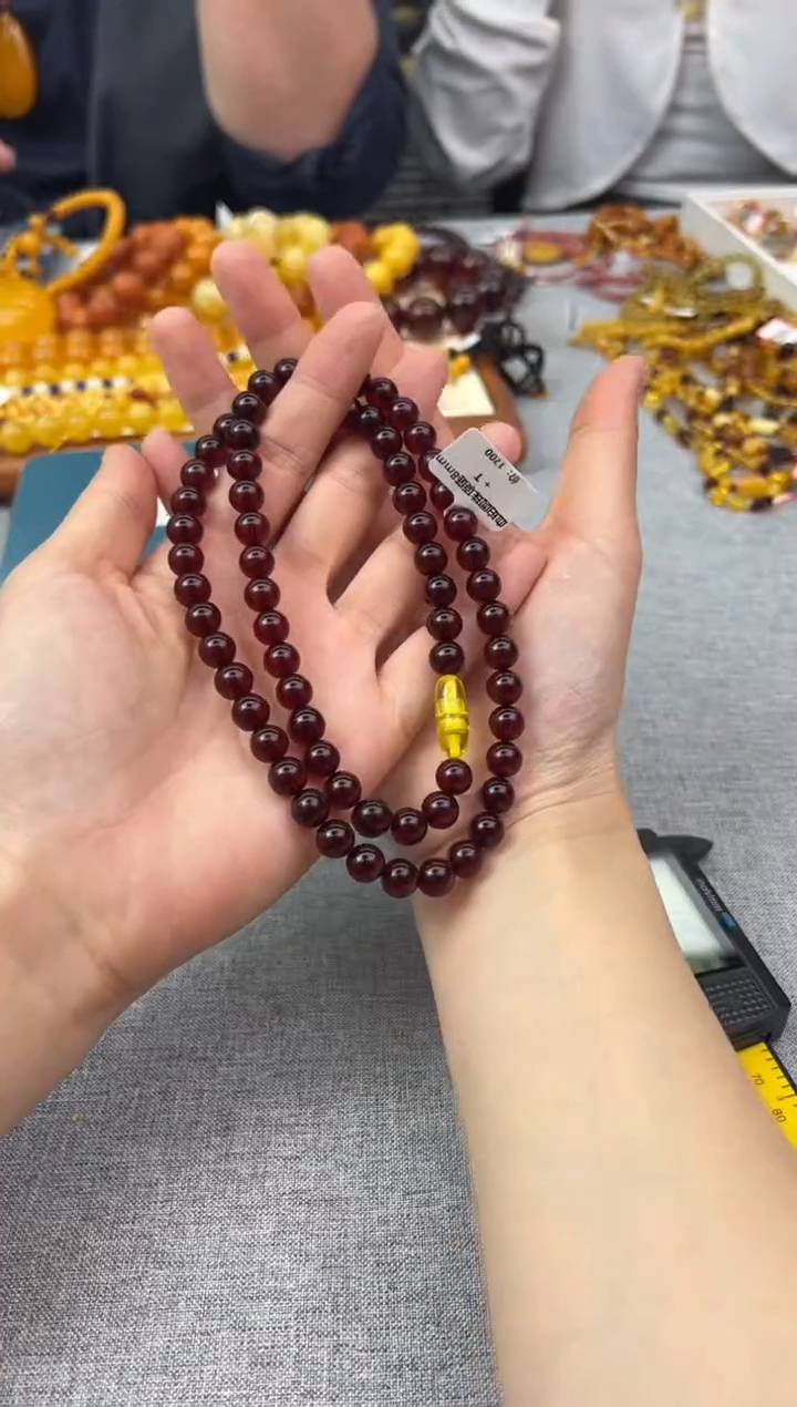 【闪购商品】琥珀颈饰未镶嵌32秒拍号