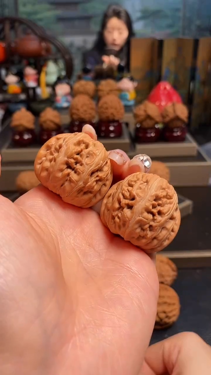 【闪购商品】文玩核桃吊坠B760平谷元宝42