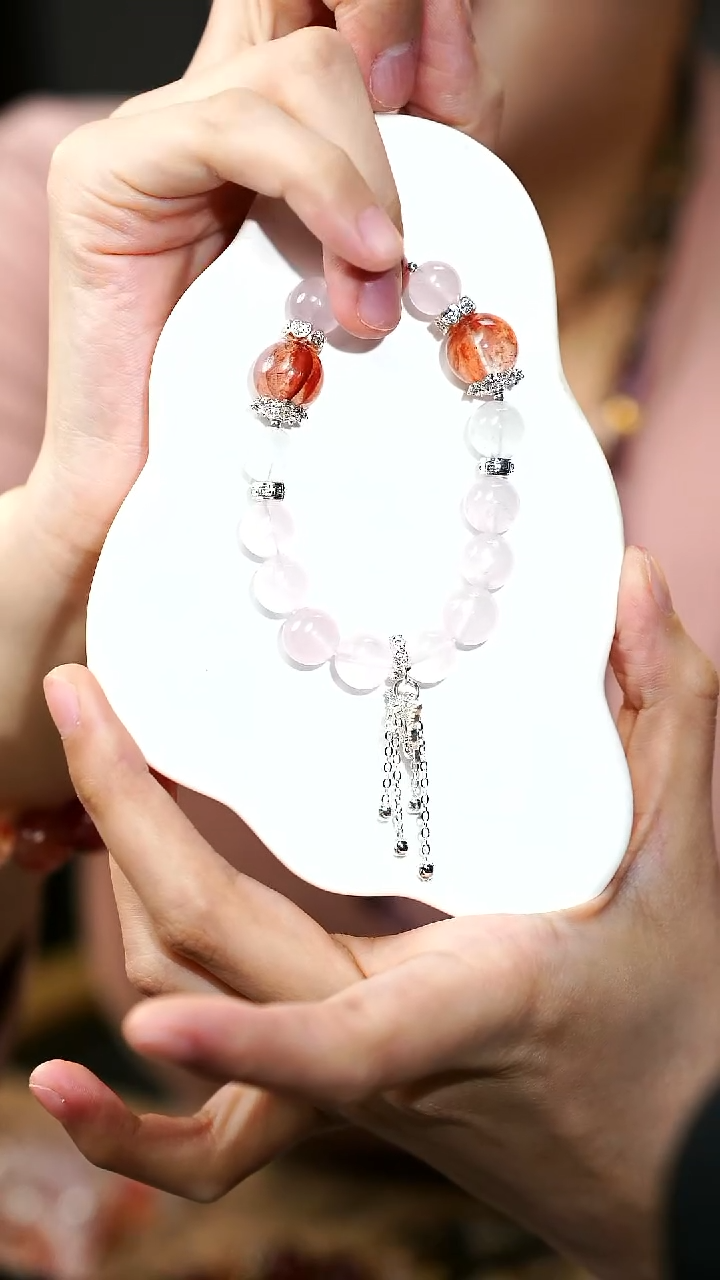 【闪购商品】水晶手串合金粉水晶手串