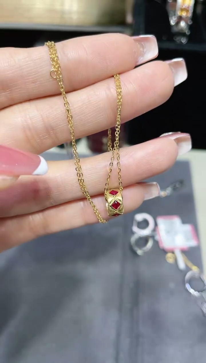 【闪购商品】红宝石项链18K金镶嵌·