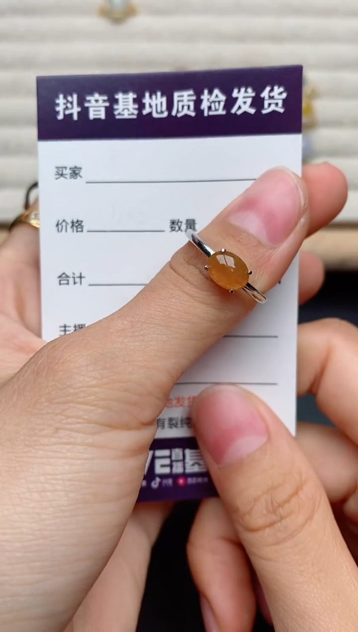 翡翠戒指银S925镶嵌.....