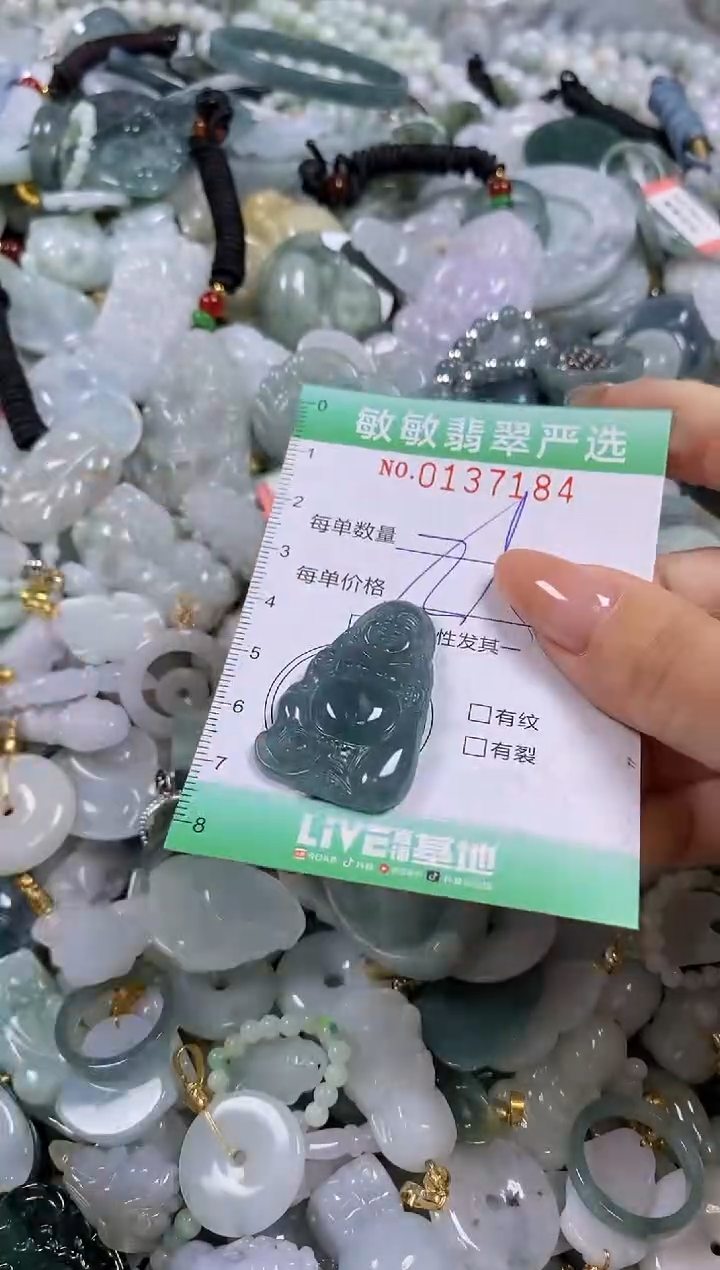 【闪购商品】翡翠颈饰未镶嵌闪购0137184多样性发其一