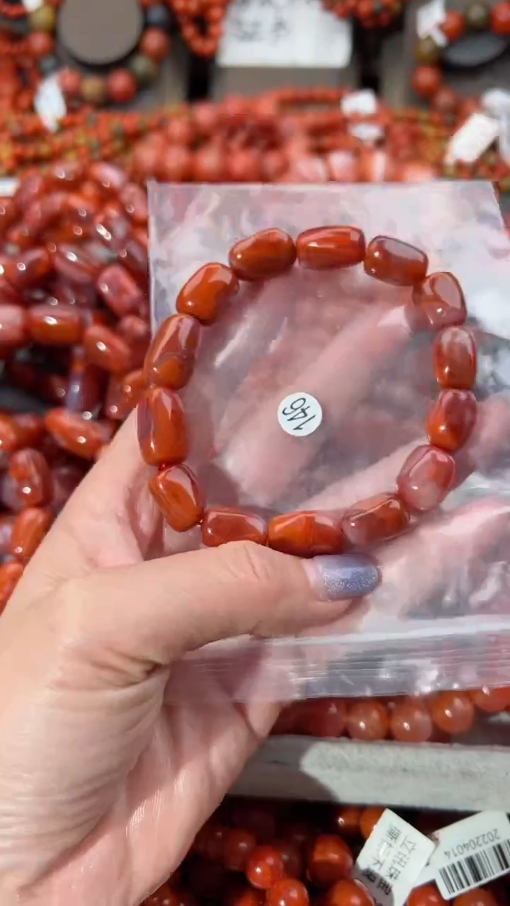 【闪购商品】南红玛瑙手串未镶嵌11