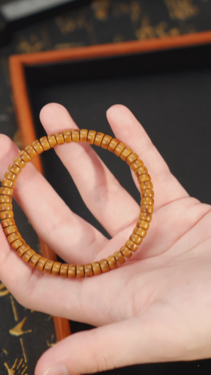 【闪购商品】紫金鼠手串紫金鼠实心一线天6.3