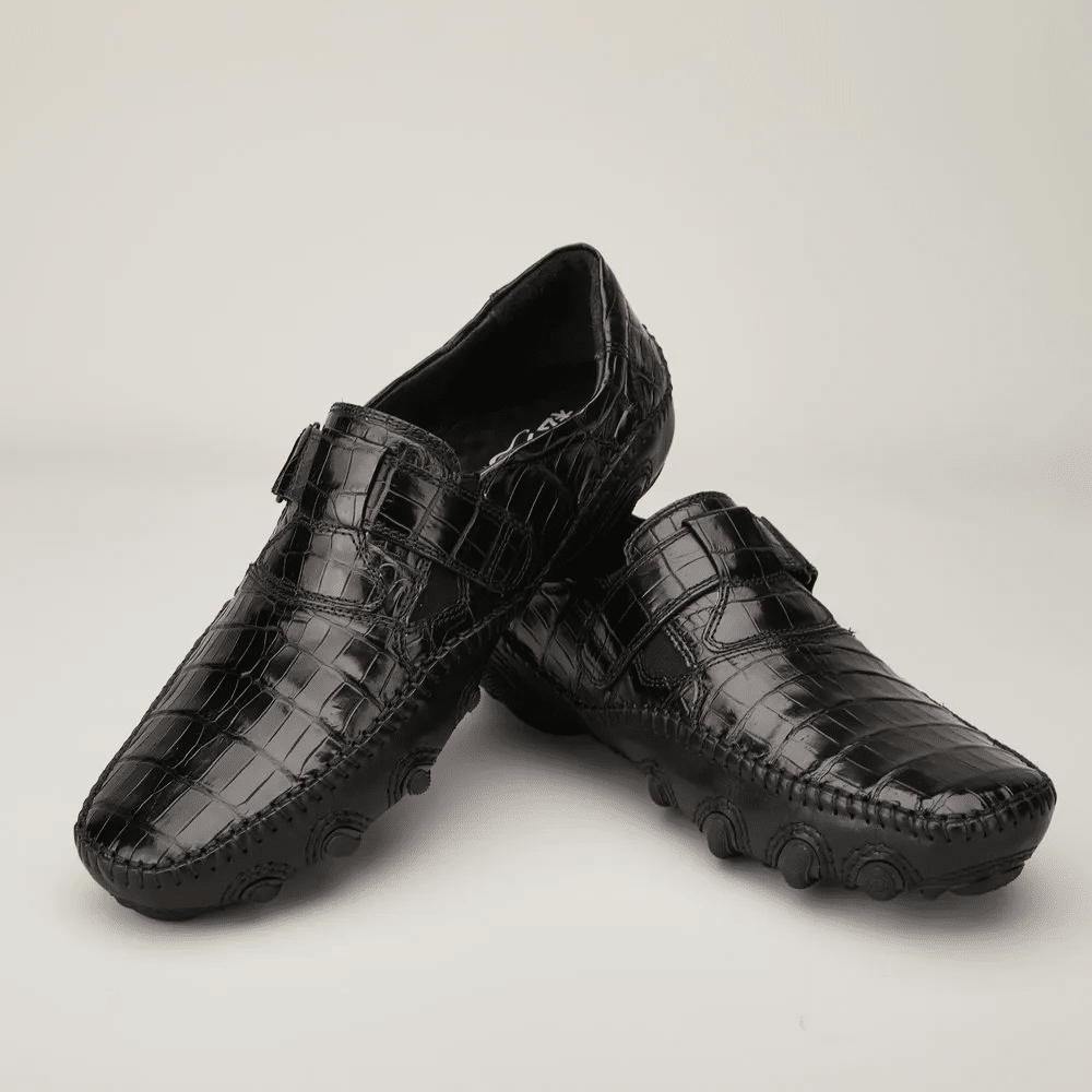 新款高定鳄鱼皮皮鞋捡漏