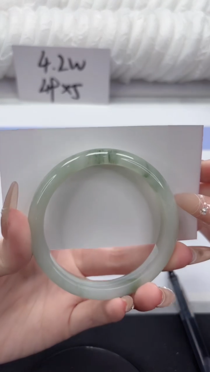 石英质玉未镶嵌手镯A315-58.2