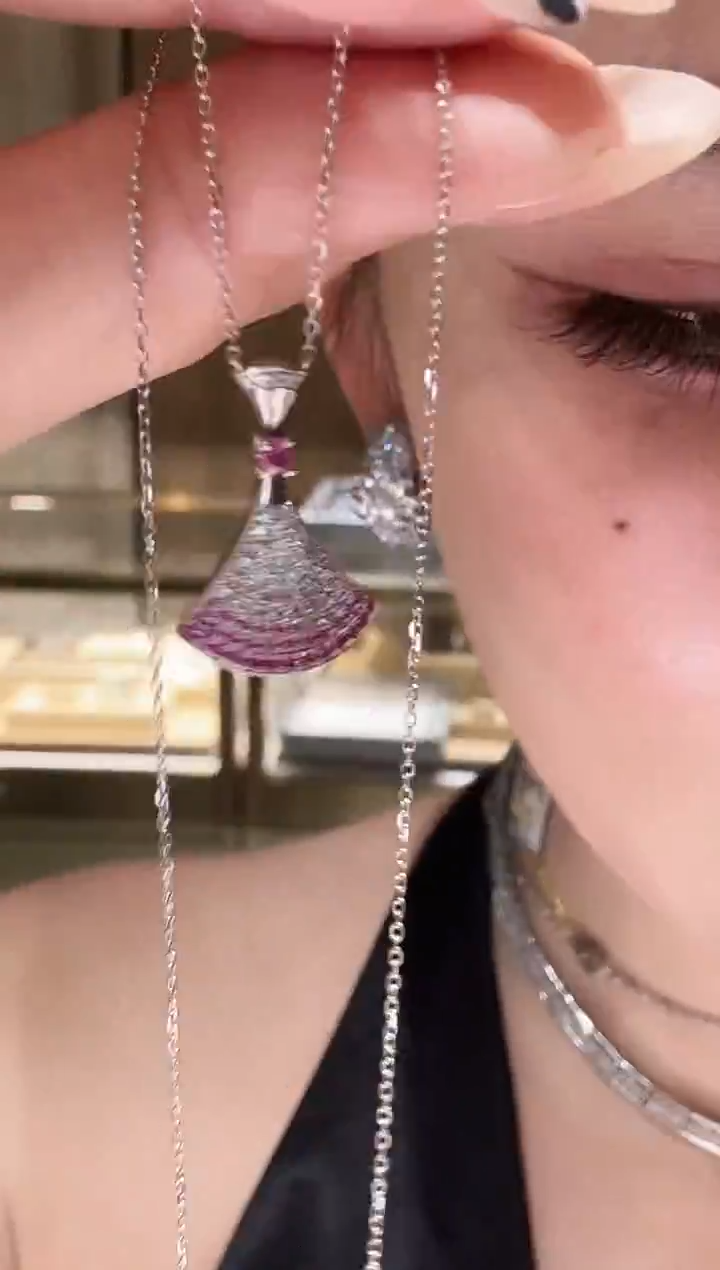 铂Pt950镶嵌项链钻石AF0704-PT-45