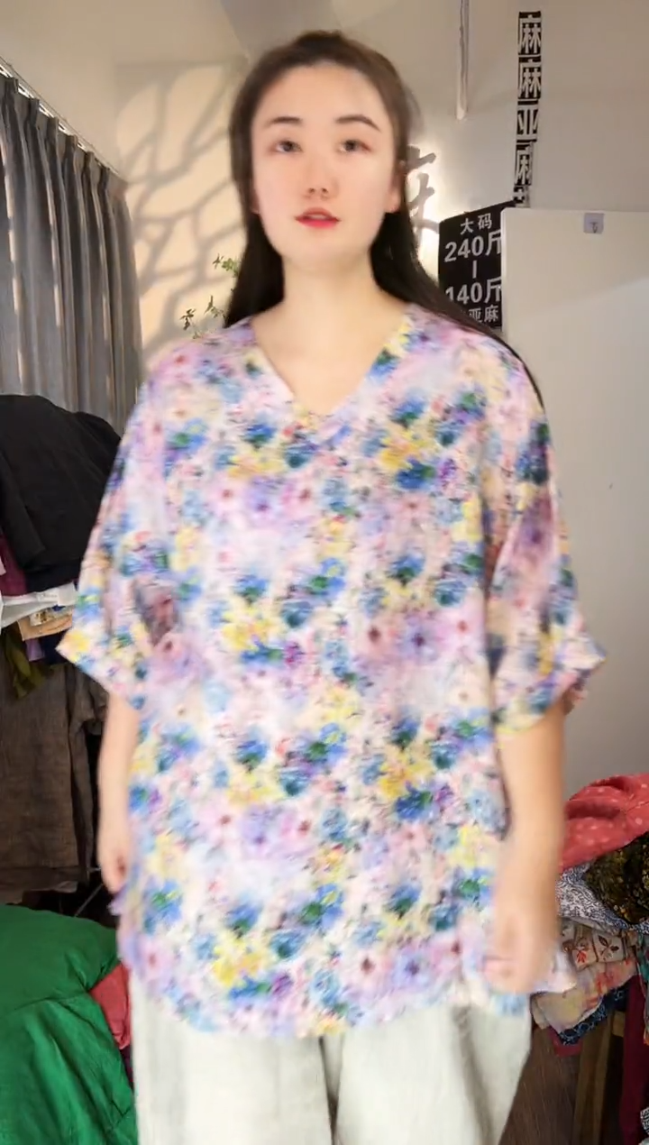 亚麻汉麻苎麻大码女装