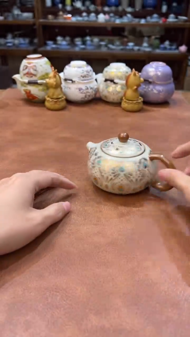 真的很便宜会开片的旅行茶具