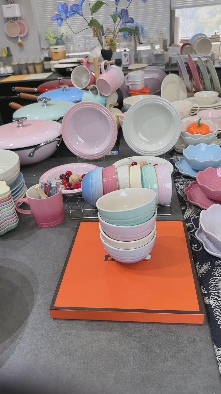 【闪购商品】瓷四色米饭碗