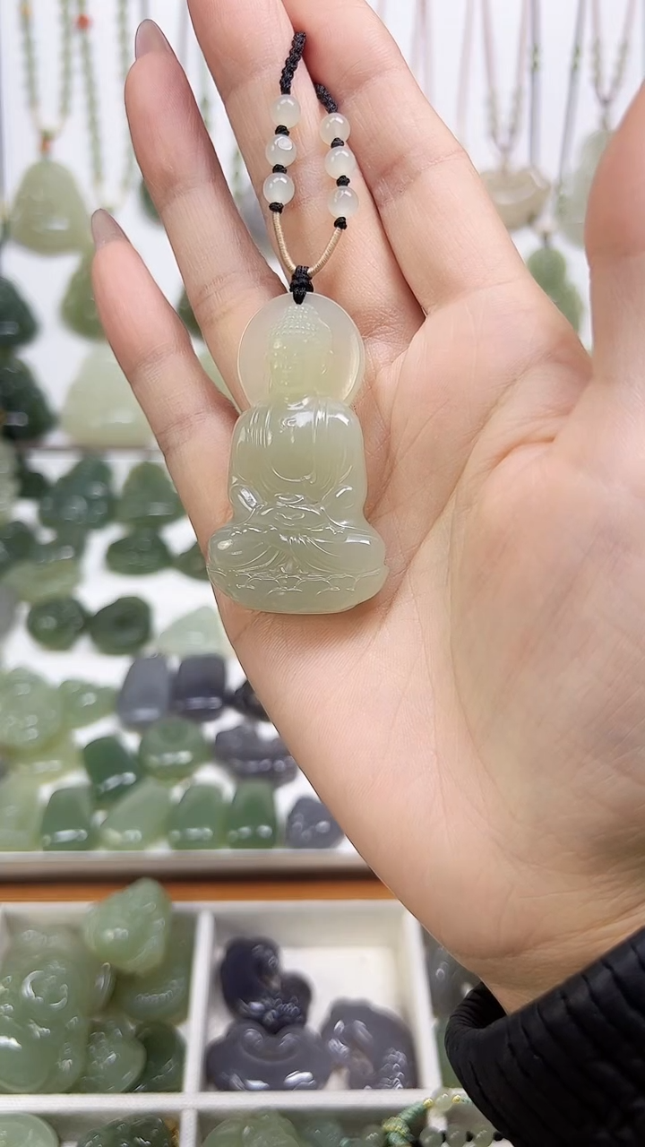 【闪购商品】和田玉（糖玉）颈饰未镶嵌和田玉吊坠52