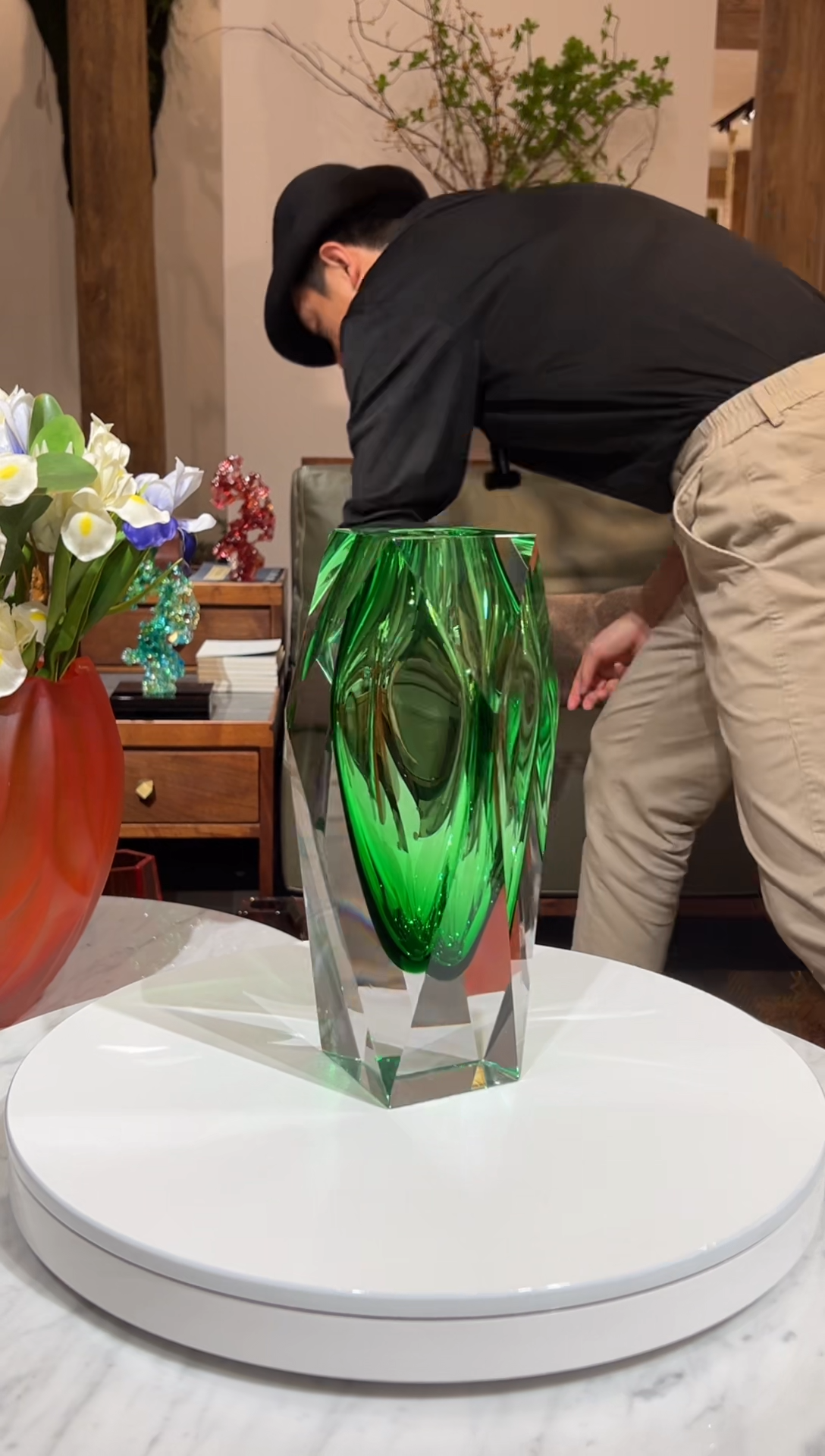 【闪购商品】茶宠AJ1010042琉璃艺术花器