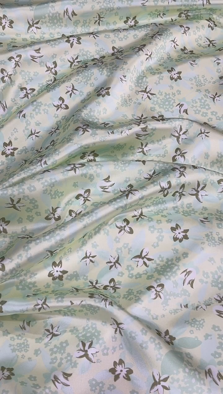 混纺醋酸碎花0808印花