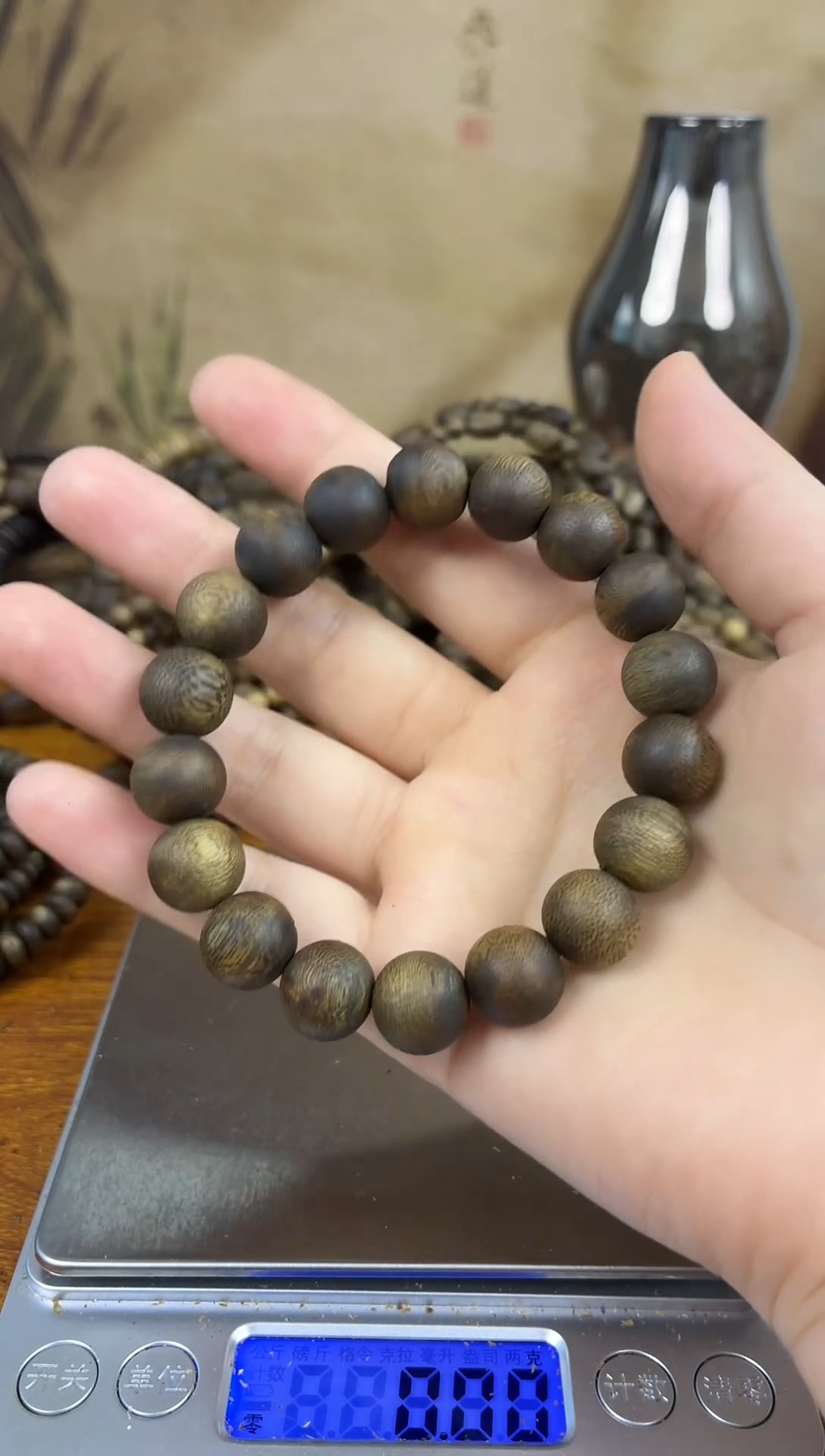 沉香手串谁**狂12mm10克+质检基地发货假一赔万
