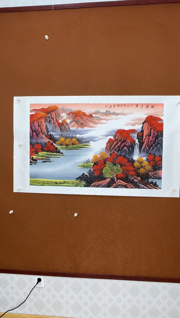 【闪购商品】国画鸿运当头纯手绘无框