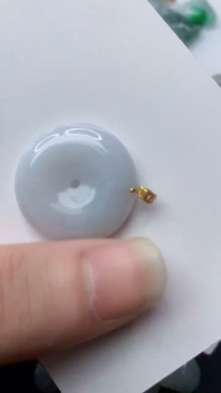 【闪购商品】翡翠颈饰18K金镶嵌64.........