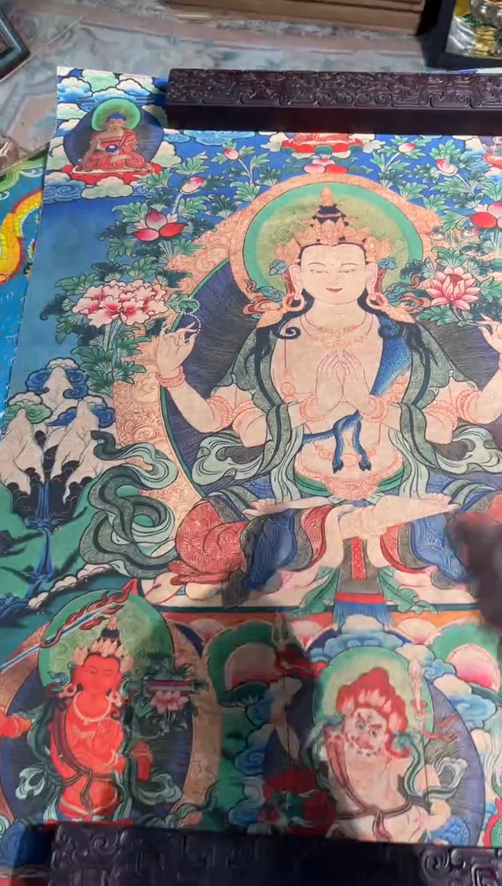 卷轴画东东唐卡tk16