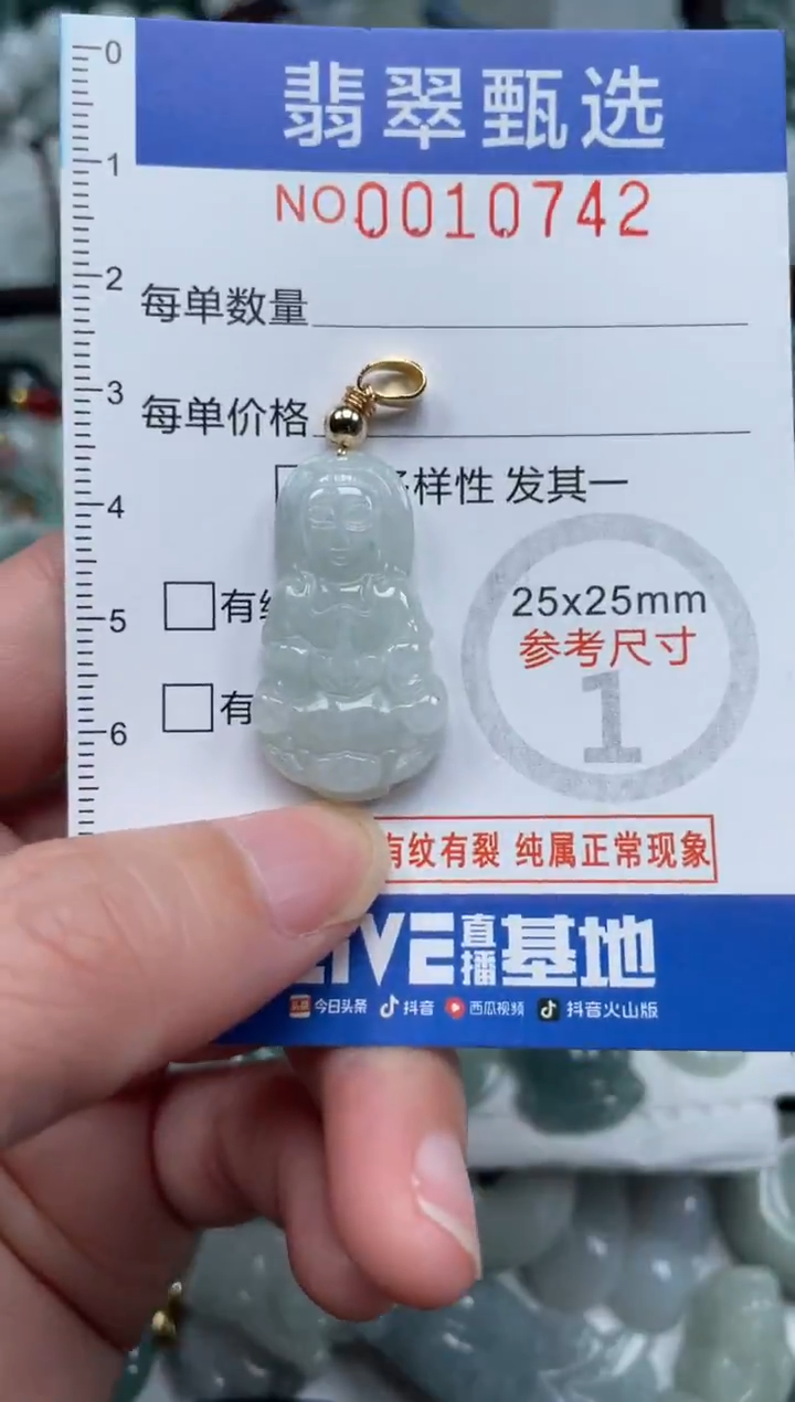 颈饰未镶嵌翡翠10742