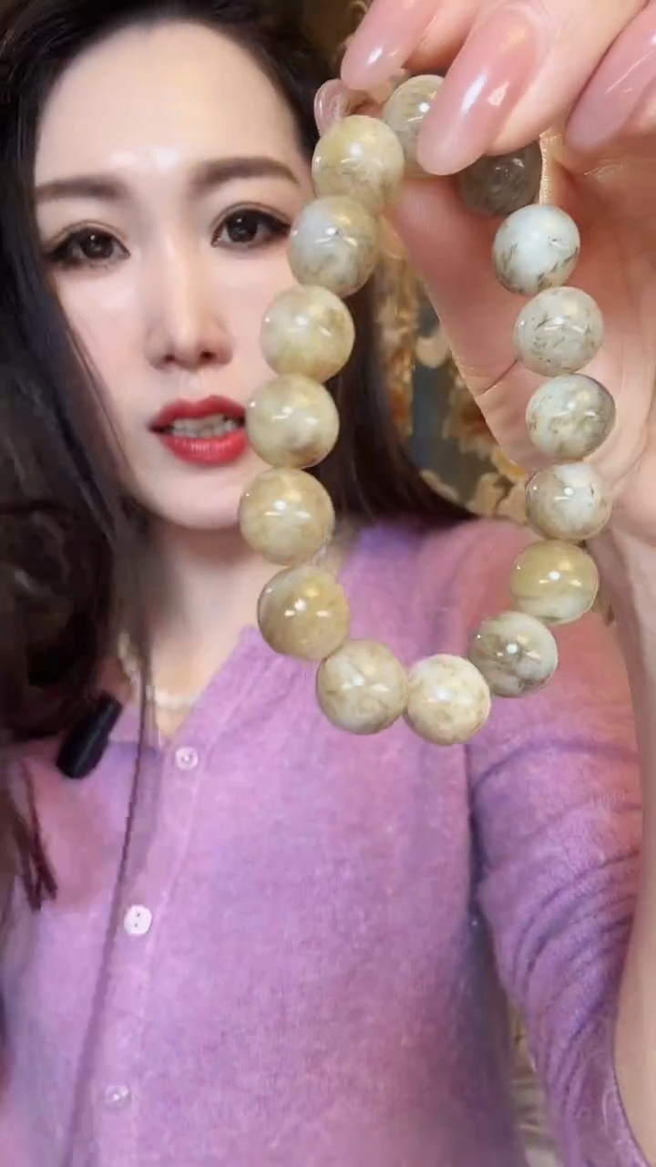 未镶嵌手串和田玉桂花糕手串
