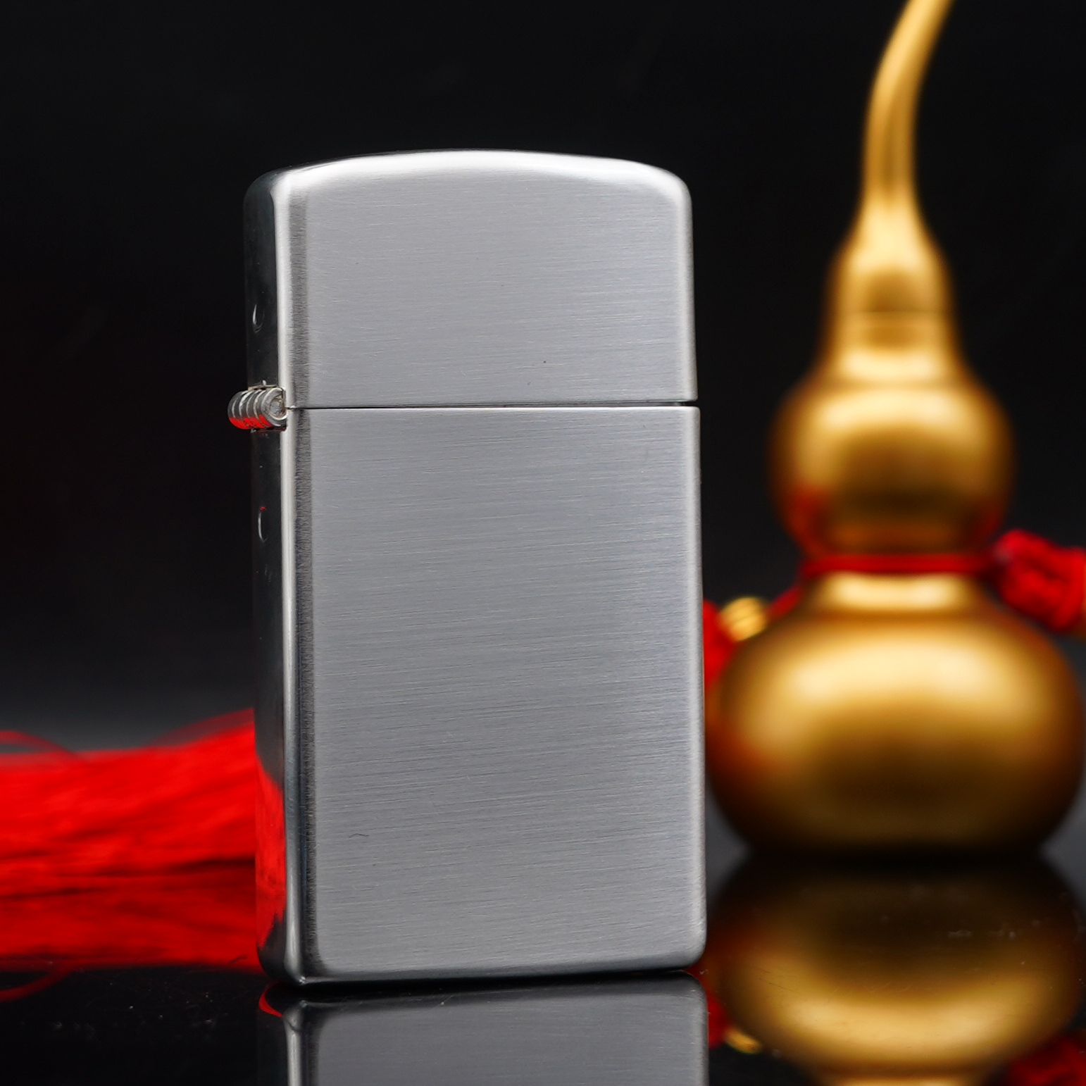 ZIPPO/之宝ZIPPO打火机 小银条XF窄机镀银拉丝 DYJ1