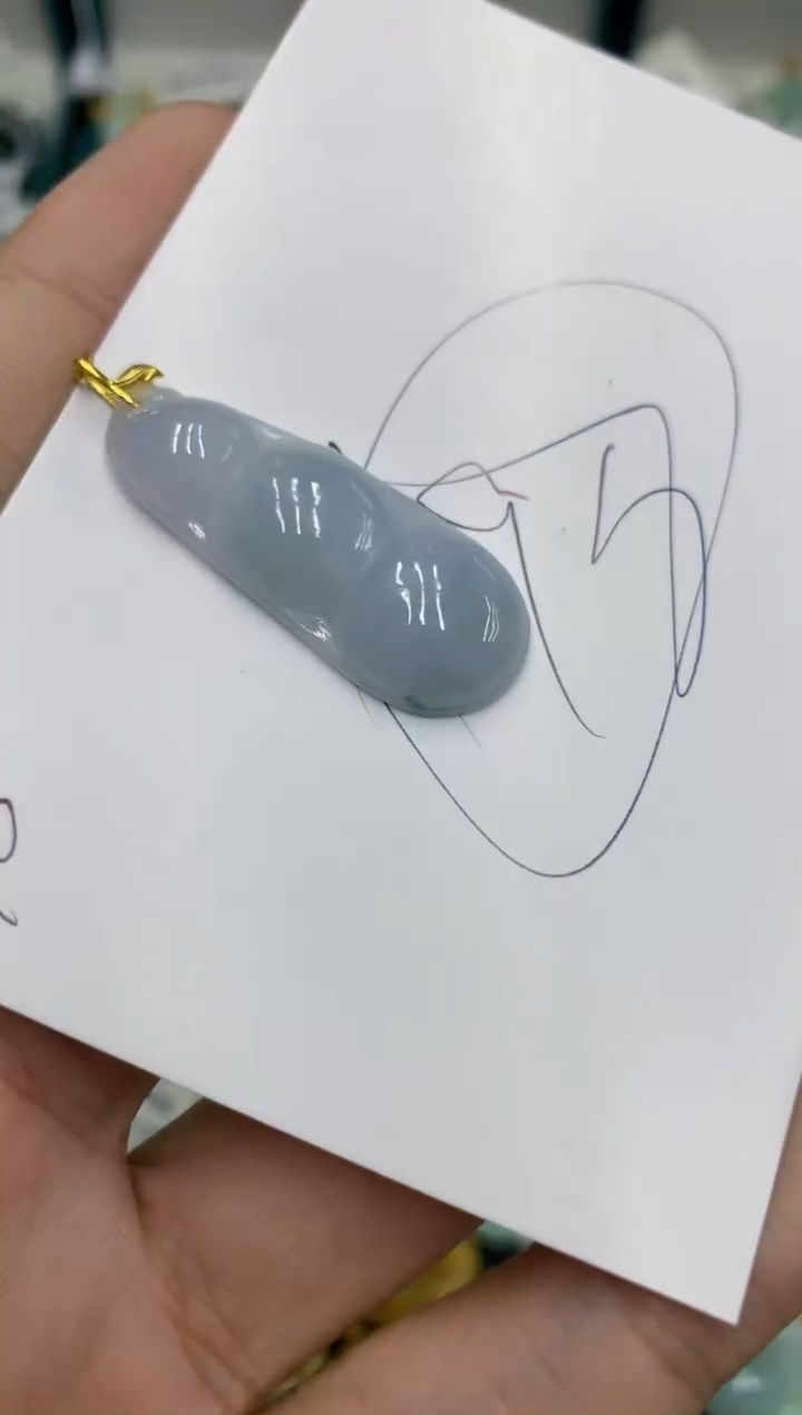 【闪购商品】翡翠颈饰18K金镶嵌号链接111111