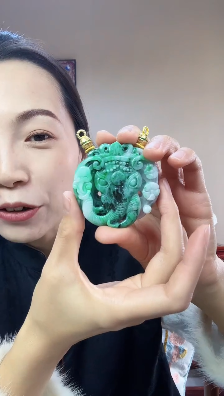 【闪购商品】翡翠颈饰未镶嵌特色原创翡翠颈饰