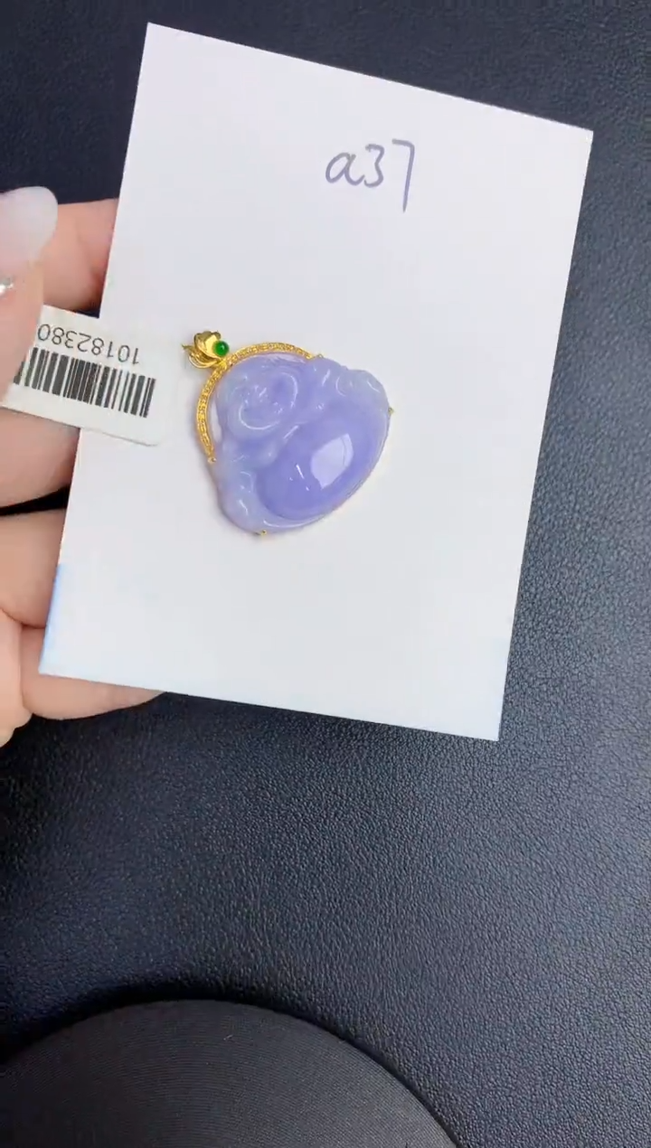 【闪购商品】翡翠颈饰18K金镶嵌0000000000