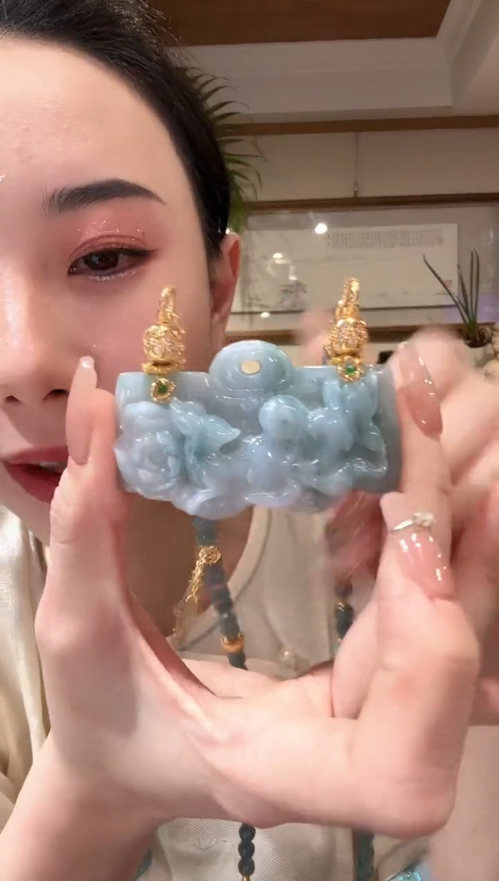 【闪购商品】翡翠颈饰未镶嵌国风